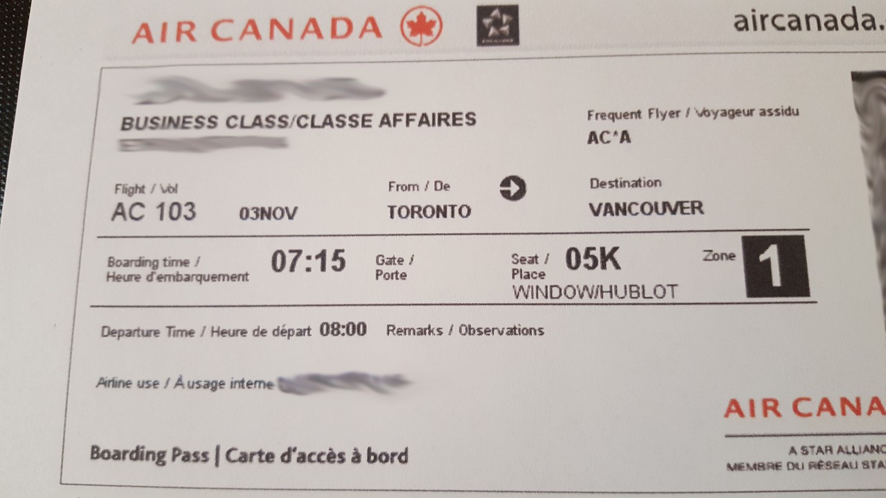 review-of-air-canada-flight-from-toronto-to-vancouver-in-business