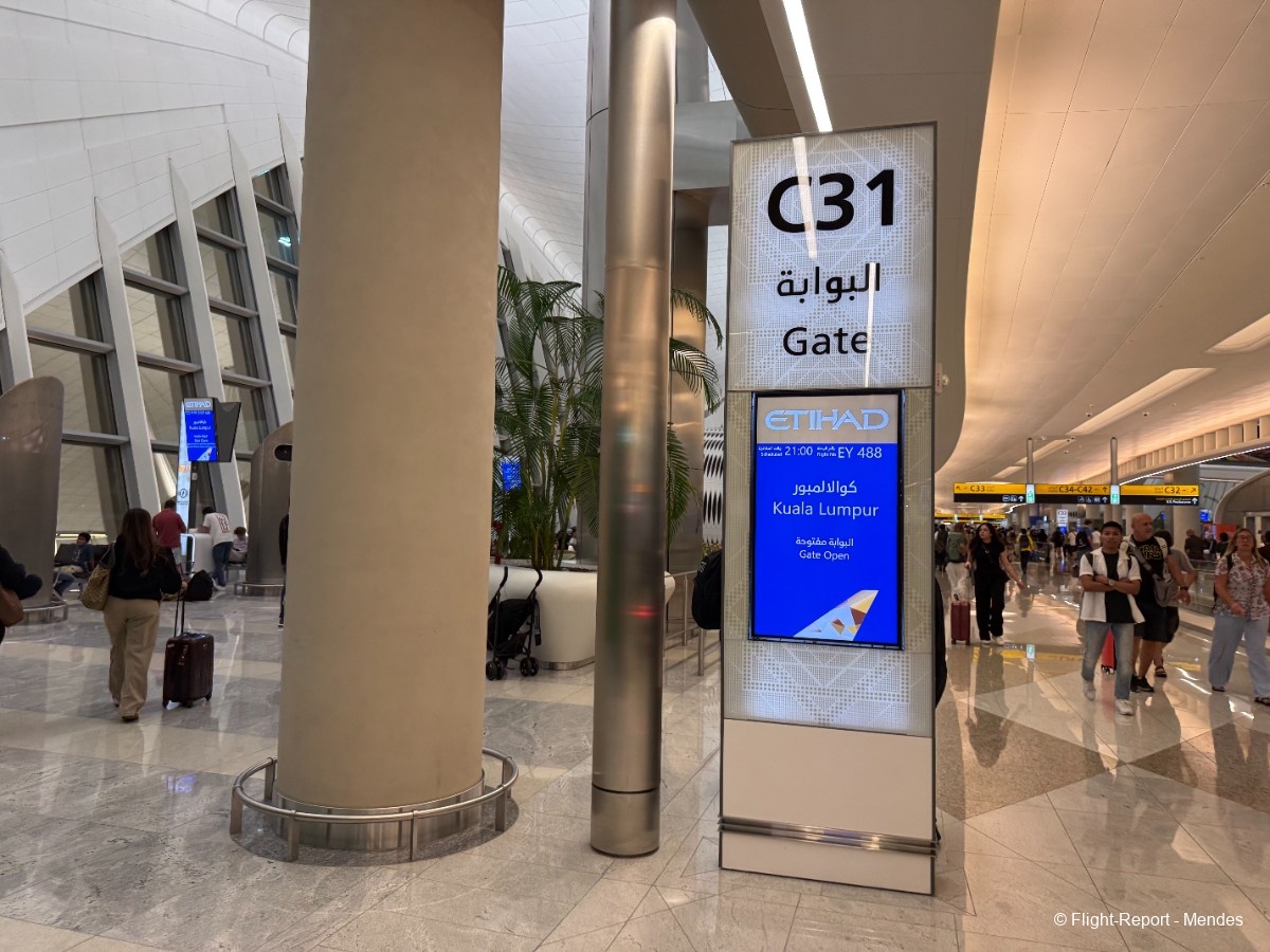 Etihad Airways Abu Dhabi → Kuala Lumpur