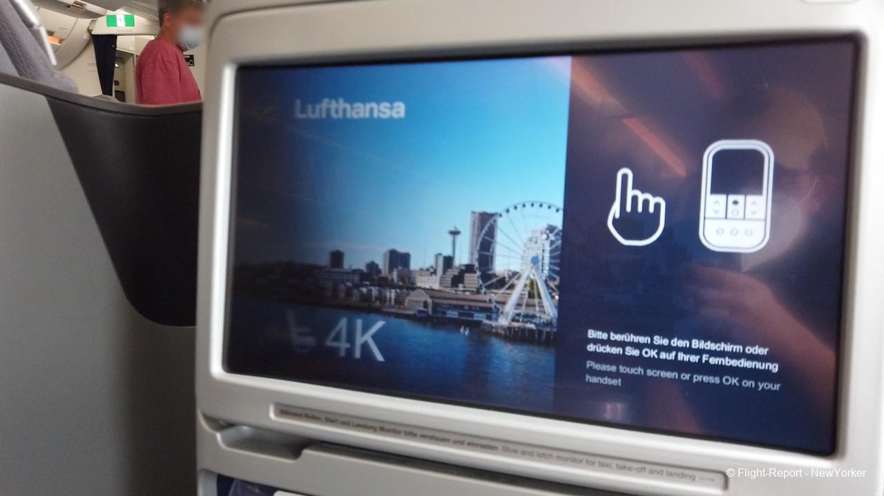 Review of Lufthansa flight from Frankfurt to Seattle in Business
