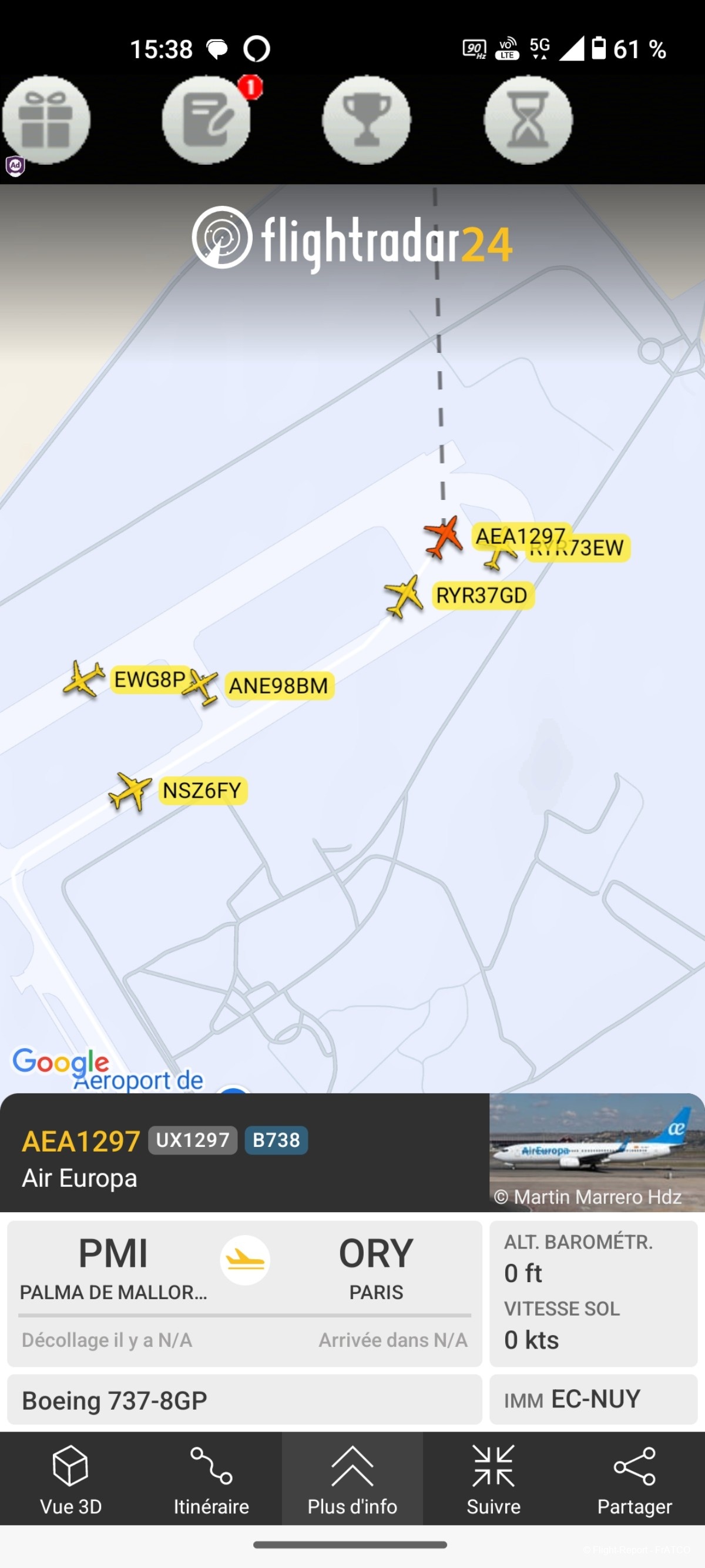 Air Europa Paris → Palma De Mallorca