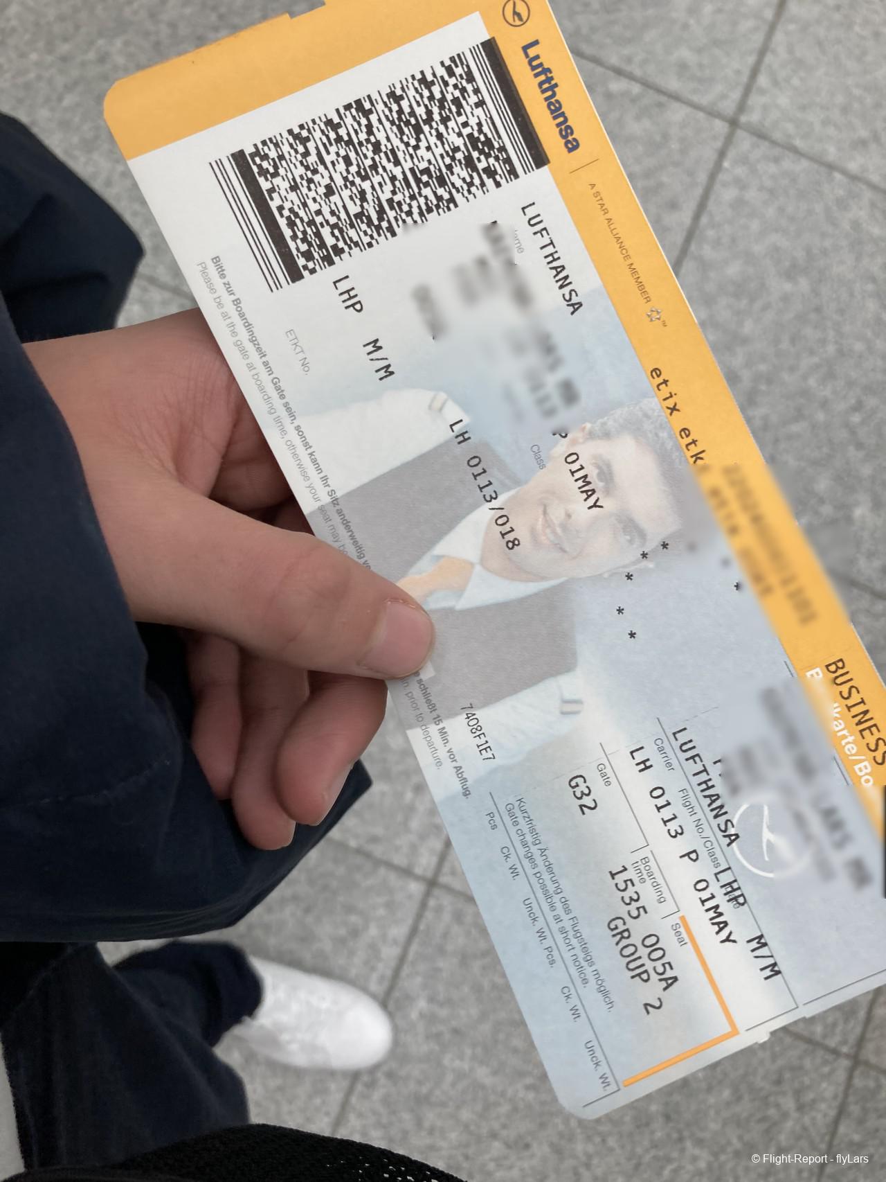 Review Lufthansa flight Munich to Frankfurt Business
