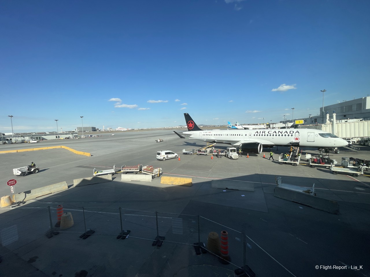 Review of Air Canada flight from Montreal to Frankfurt in Economy