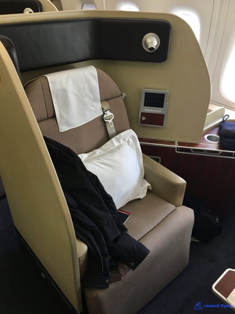 Review of Qantas flight from Melbourne to Los Angeles in First