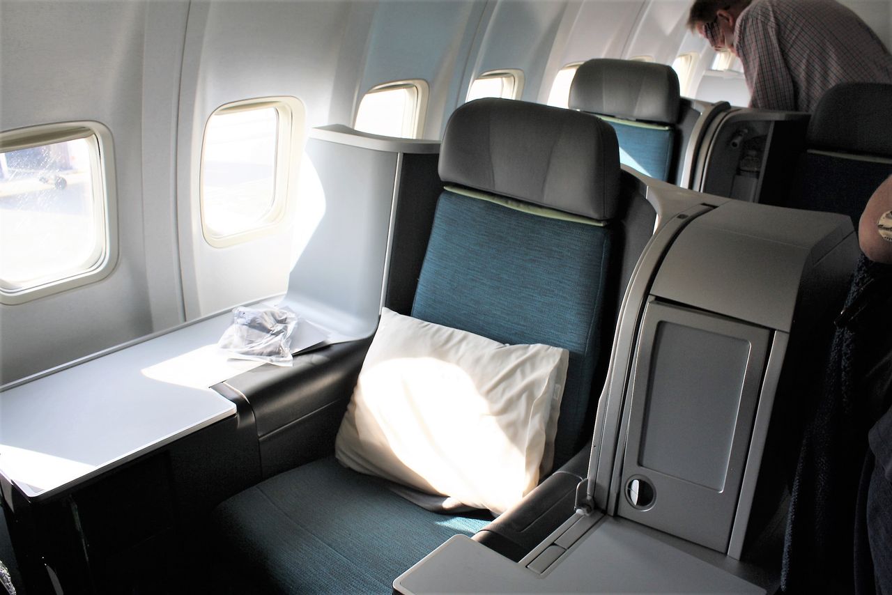 Review of Aer Lingus flight from Washington to Dublin in Business