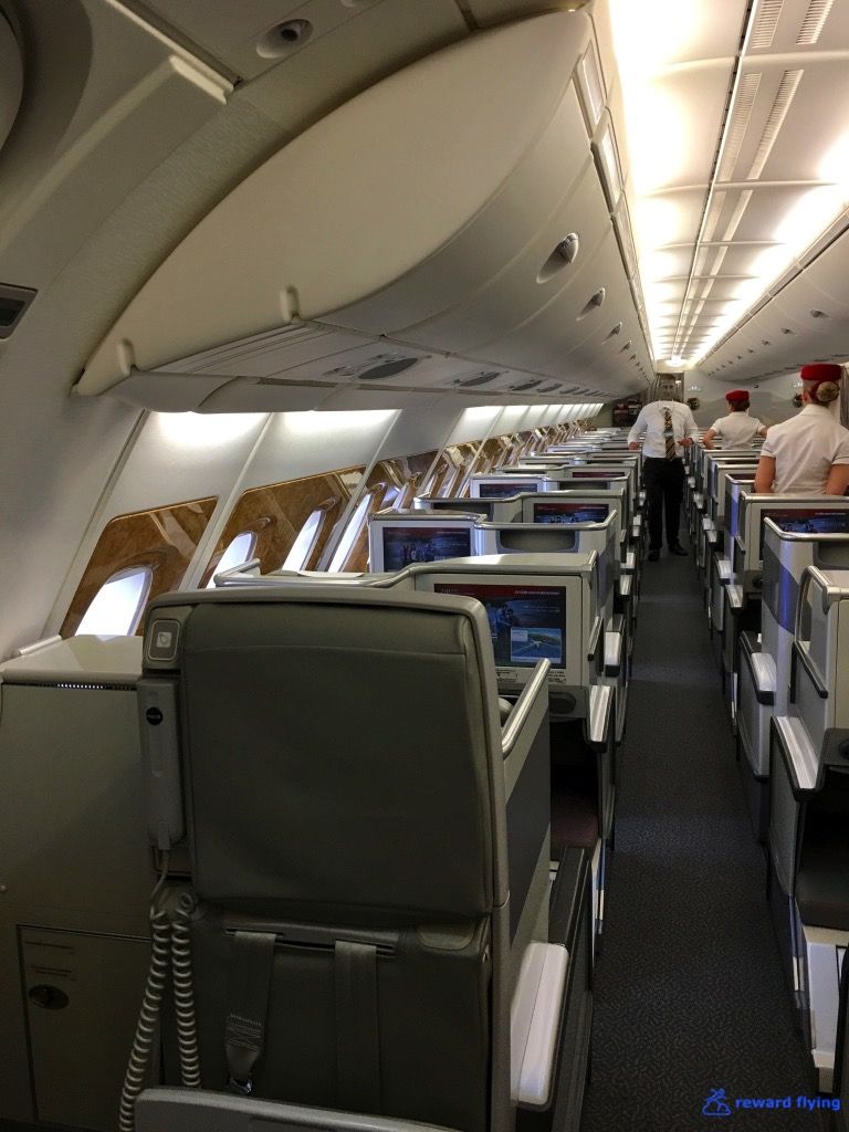 Review of Emirates flight from Auckland to Brisbane in Business