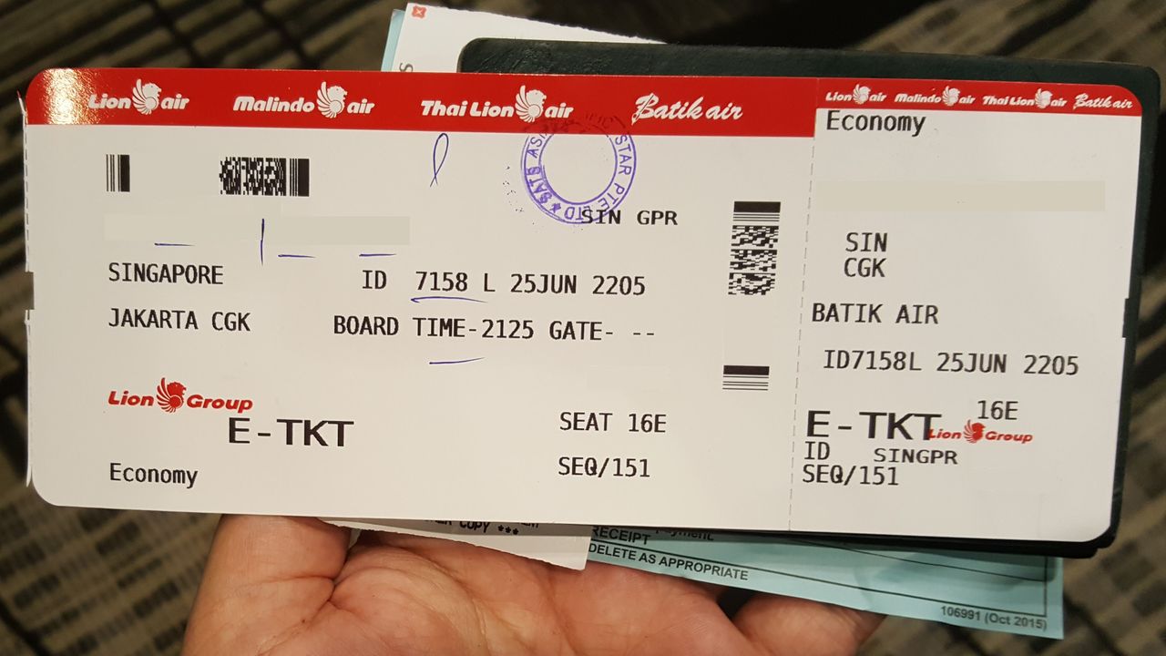 Batik Air flights from Singapore, SIN 