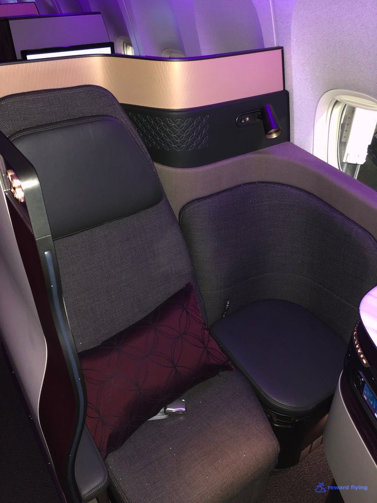 Review of Qatar Airways flight from Chicago to Doha in Business