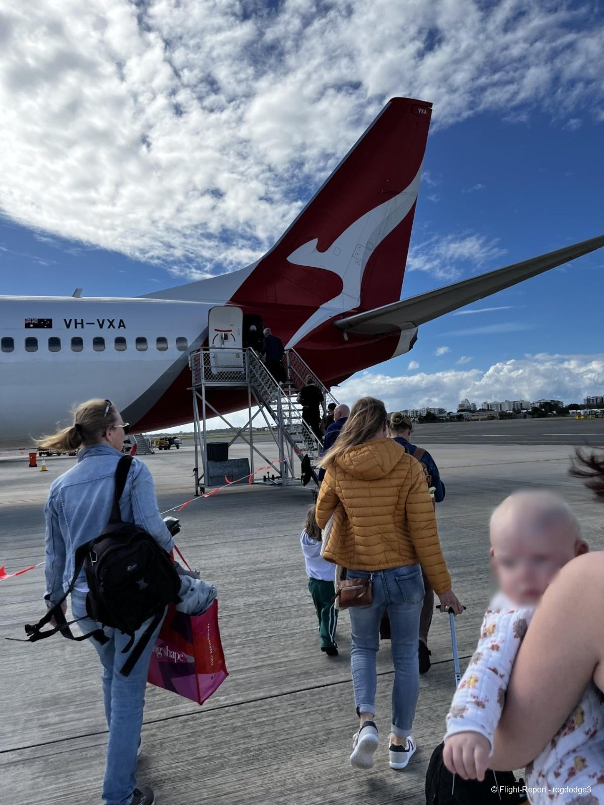 Qantas Maroochydore → Melbourne