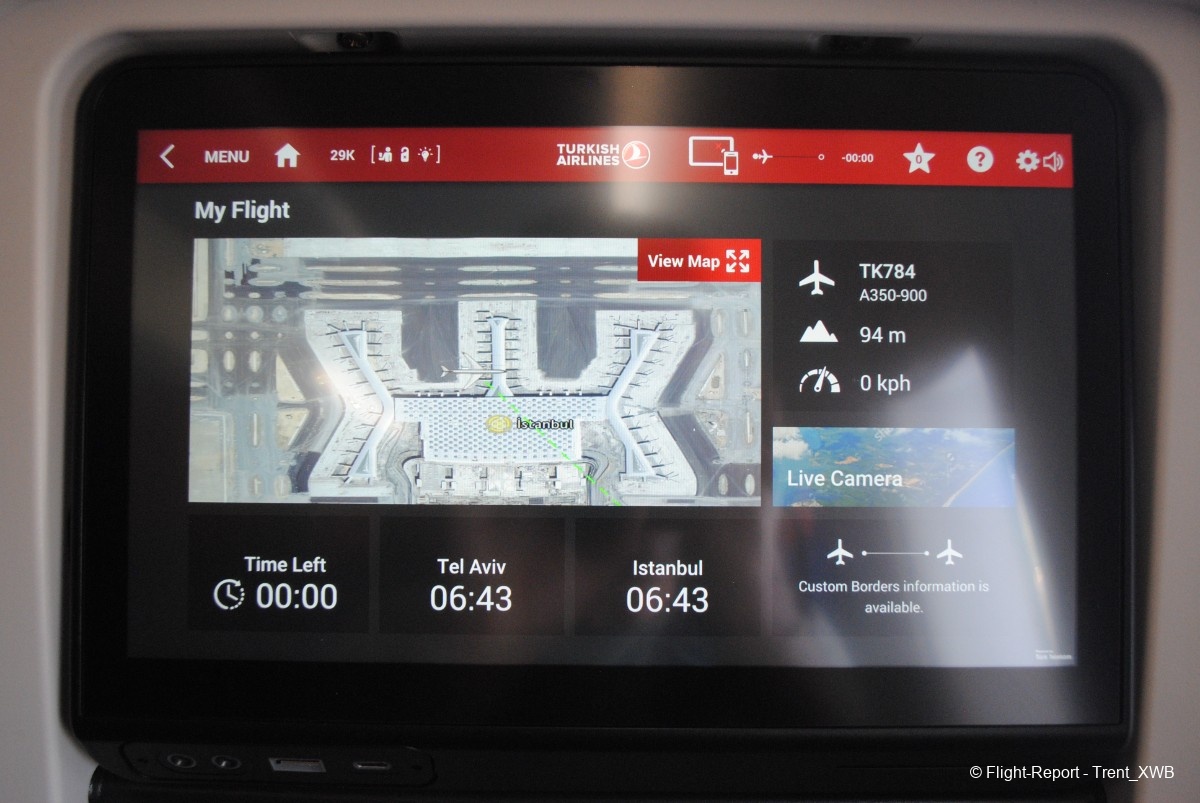 Turkish Airlines Istanbul → Tel Aviv