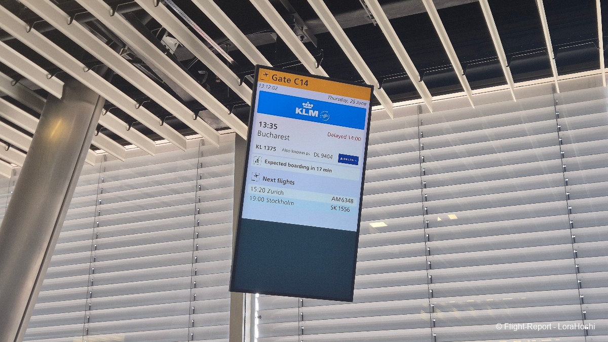 KLM Amsterdam → Bucharest