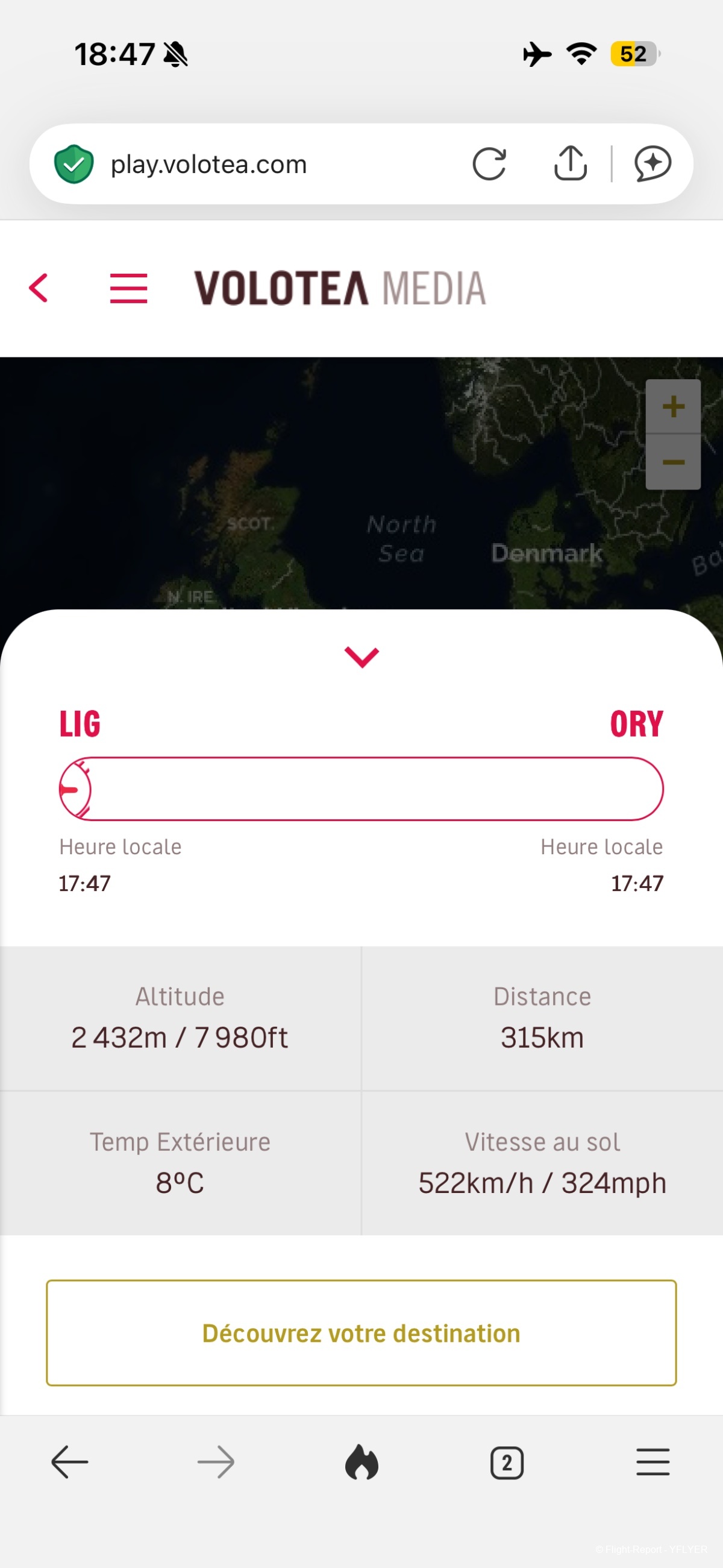 Volotea Limoges → Paris