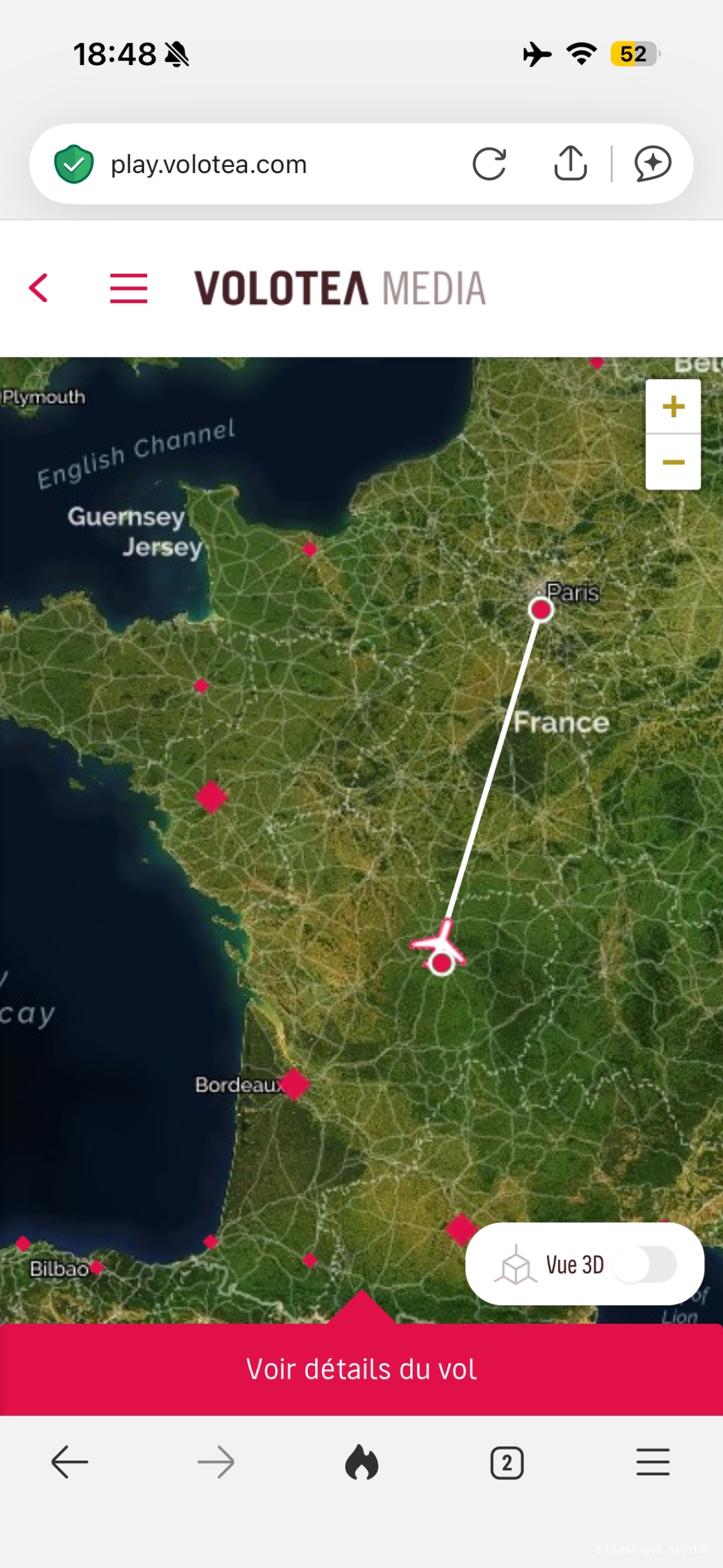 Volotea Limoges → Paris