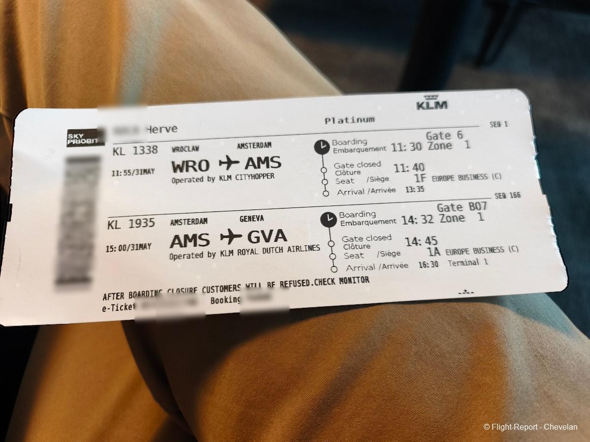 KLM Cityhopper Wrocław → Amsterdam