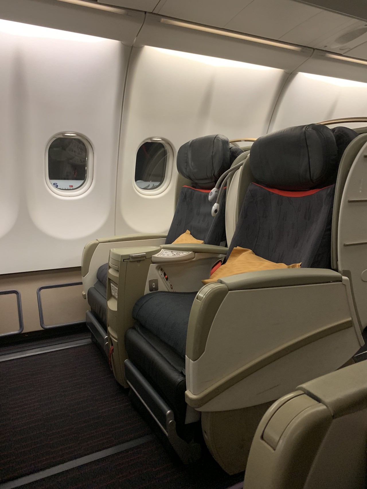 Review of Turkish Airlines flight from Istanbul to Amman in Business