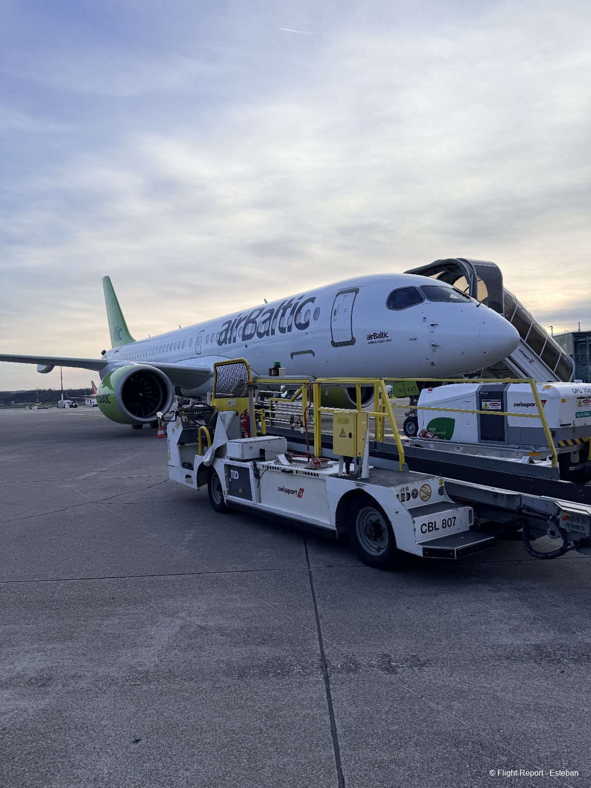 Air Baltic Vienna → Mulhouse / Bâle