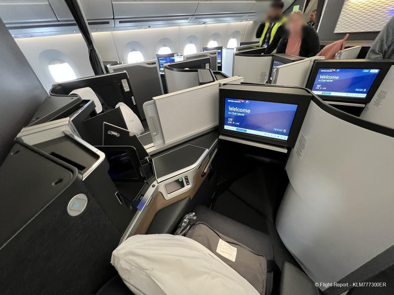 Review of British Airways flight from London to Las Vegas in Economy
