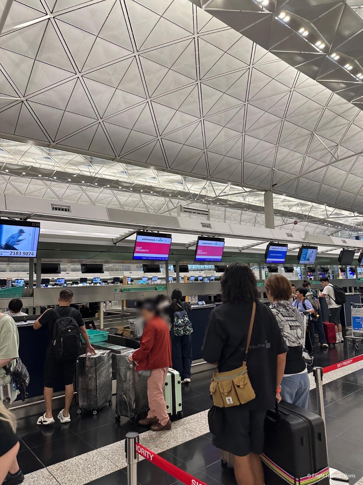 Air France Hong Kong → Paris