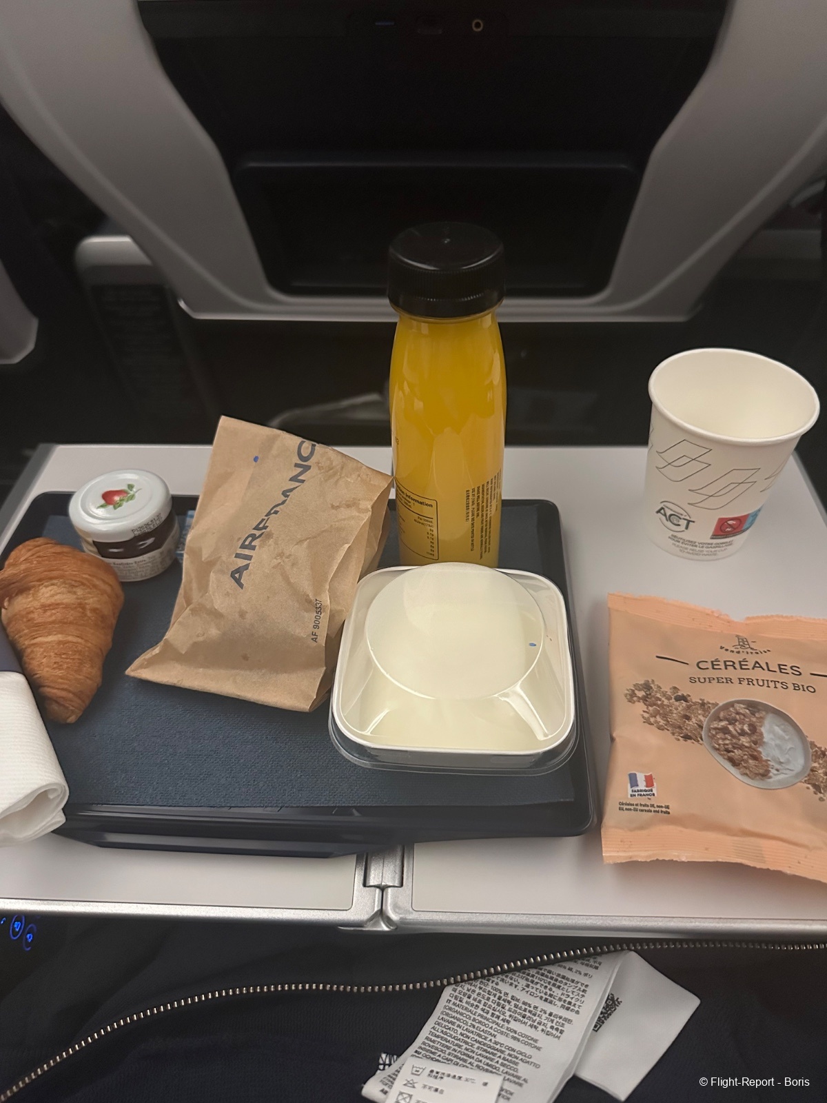 Air France Hong Kong → Paris