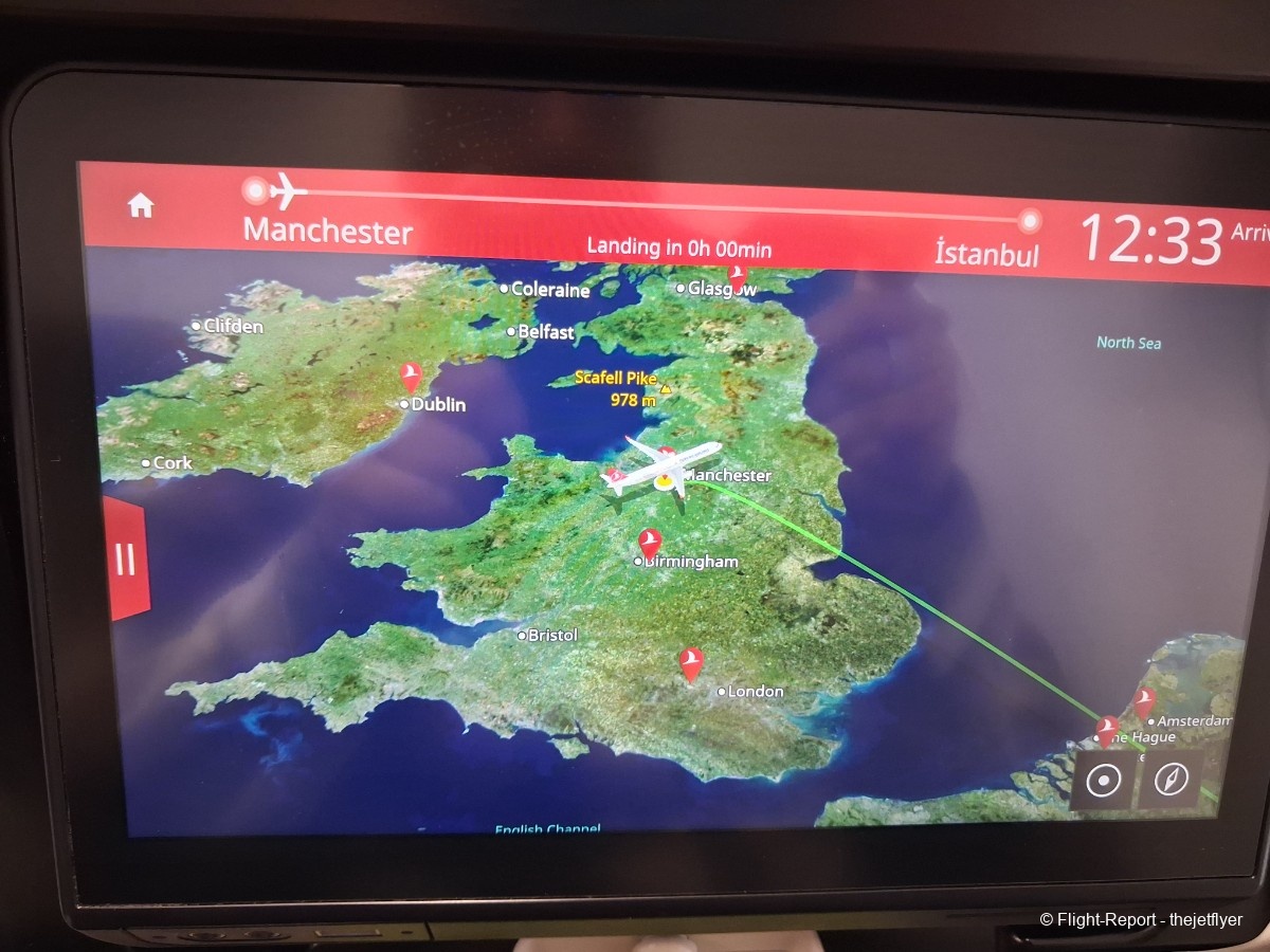 Turkish Airlines Manchester → Istanbul