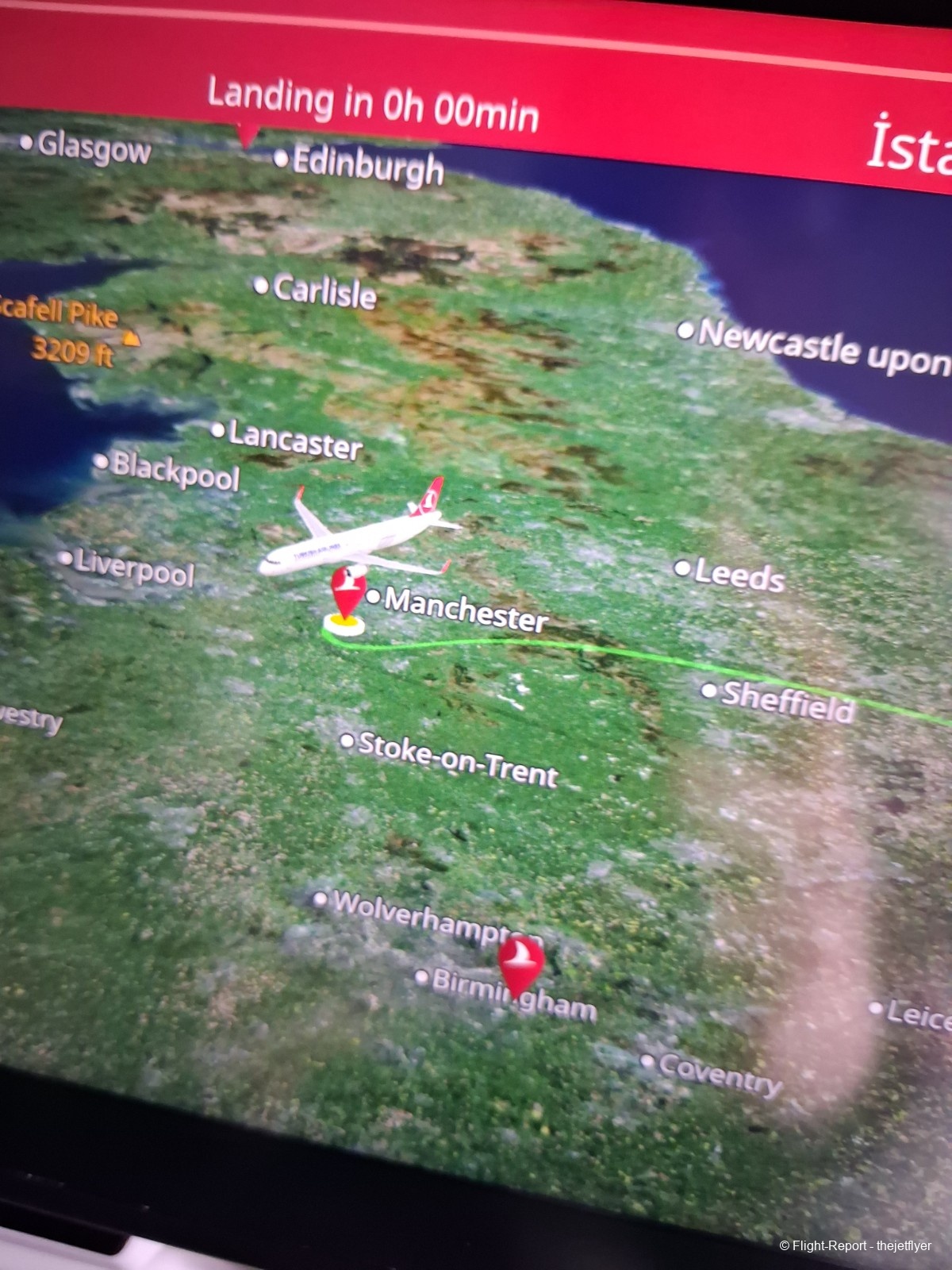 Turkish Airlines Manchester → Istanbul