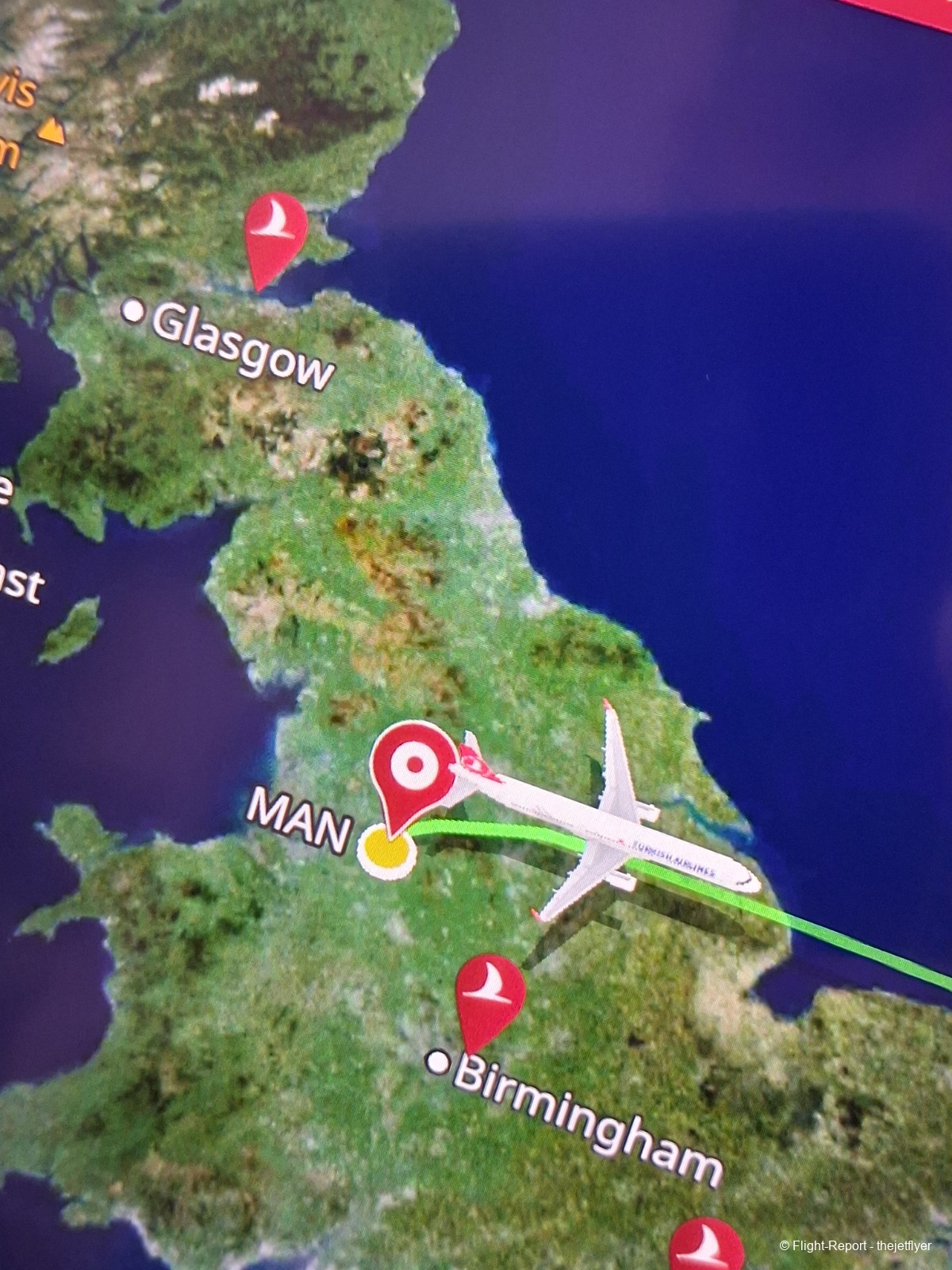 Turkish Airlines Manchester → Istanbul