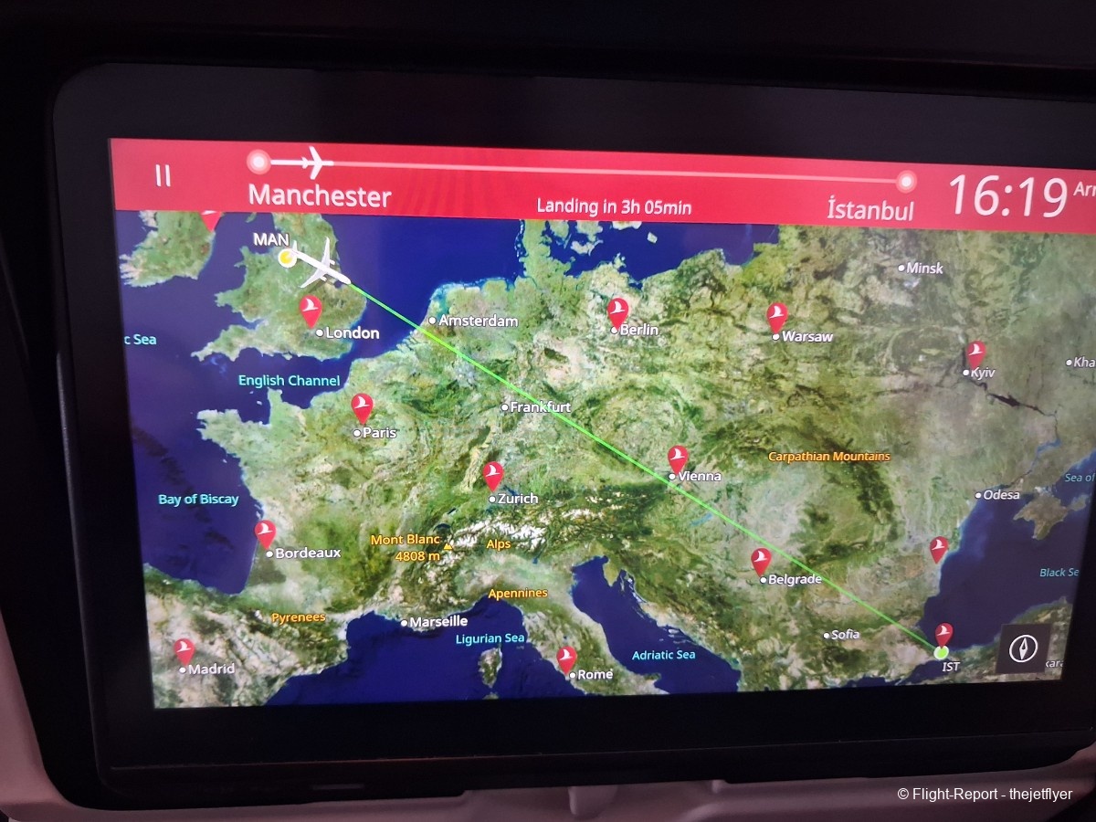 Turkish Airlines Manchester → Istanbul