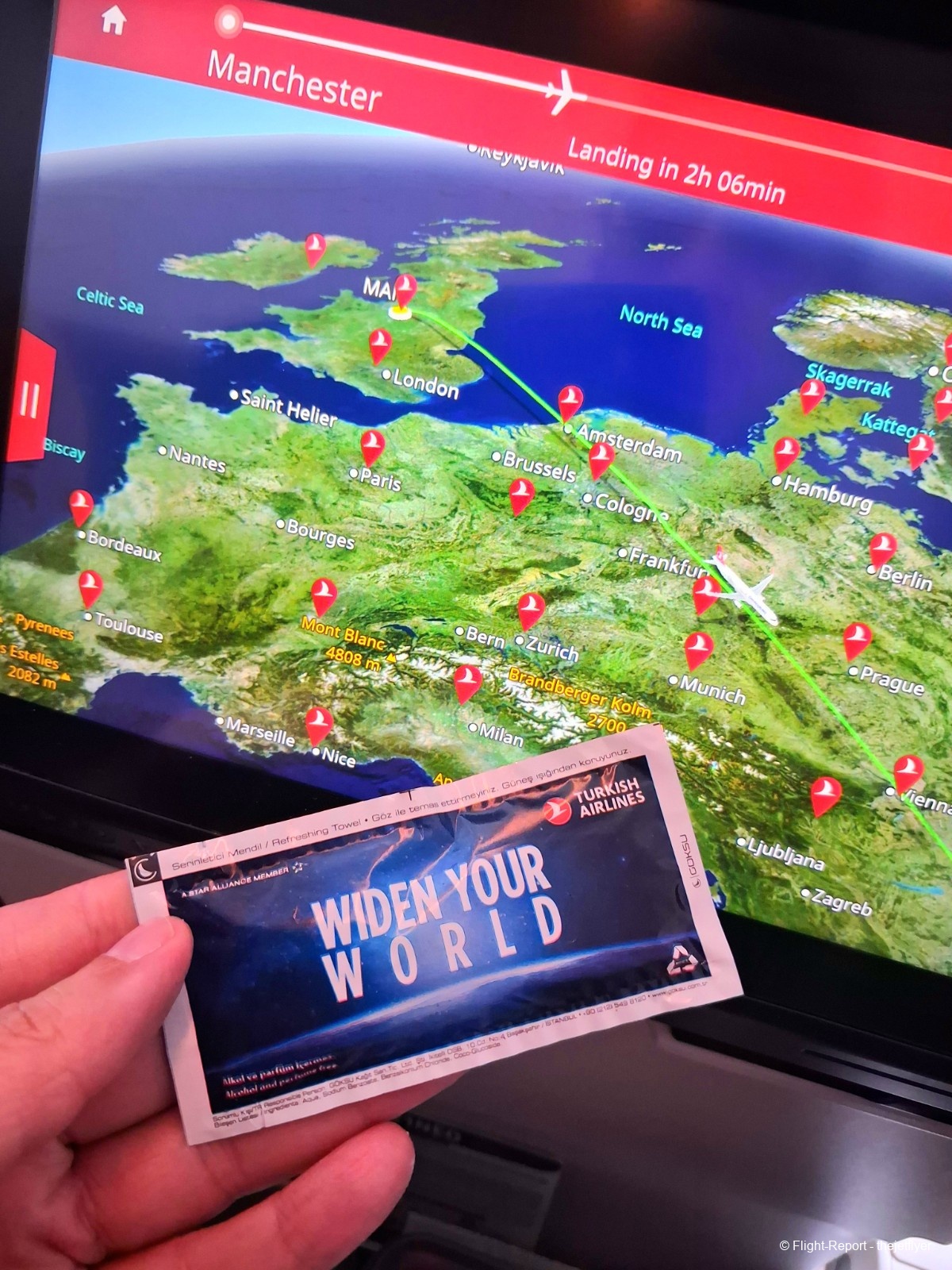 Turkish Airlines Manchester → Istanbul