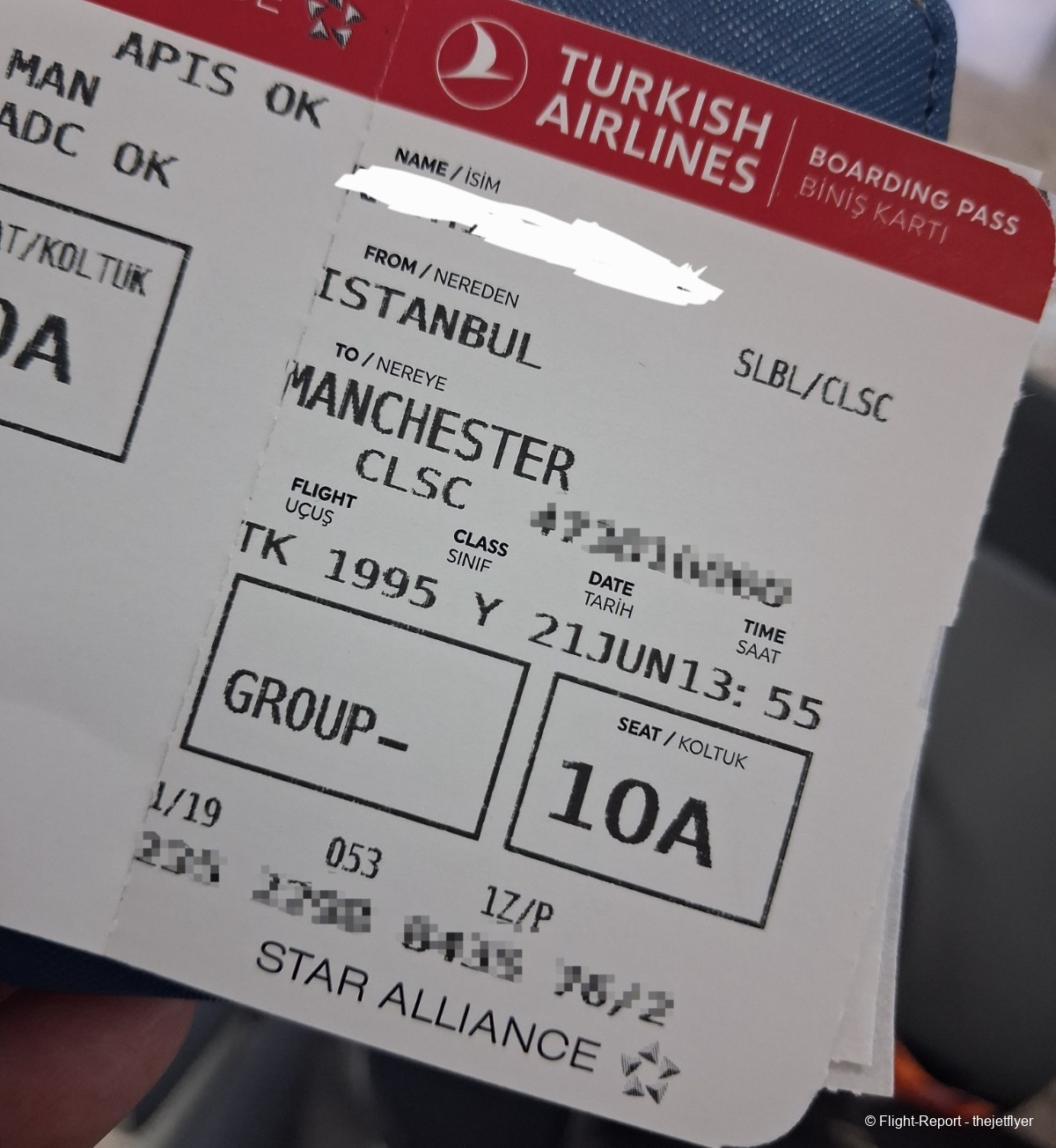 Turkish Airlines Istanbul → Manchester