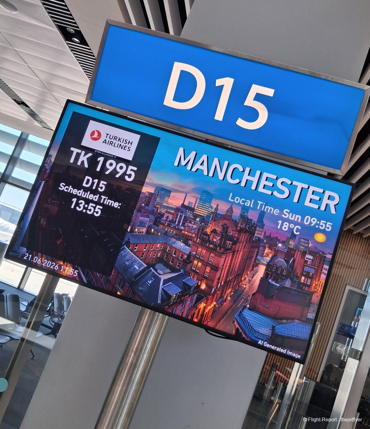 Turkish Airlines Istanbul → Manchester