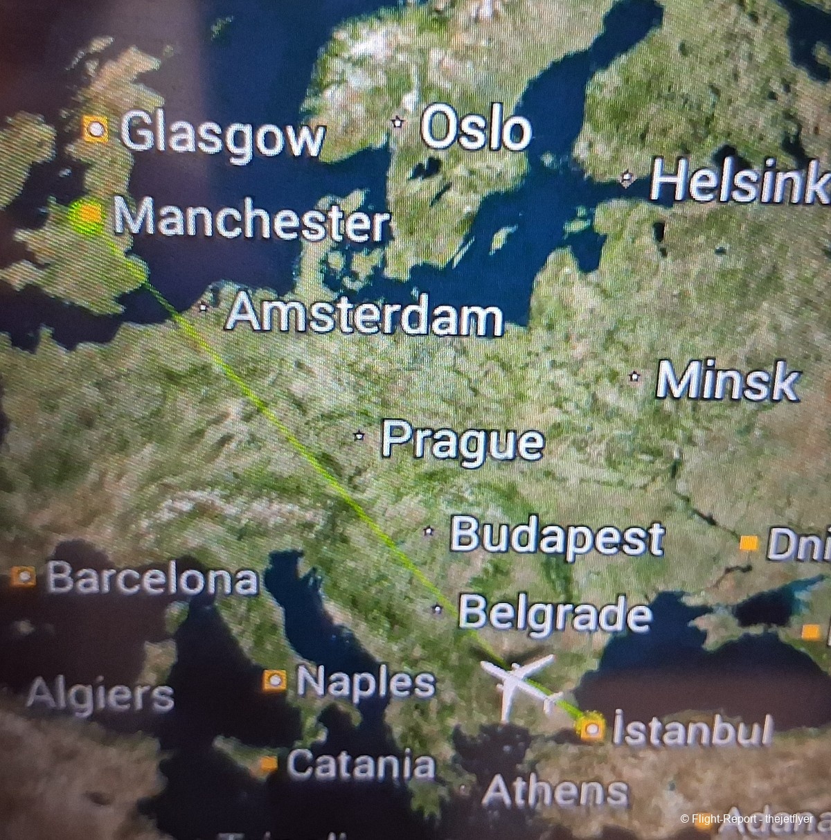 Turkish Airlines Istanbul → Manchester