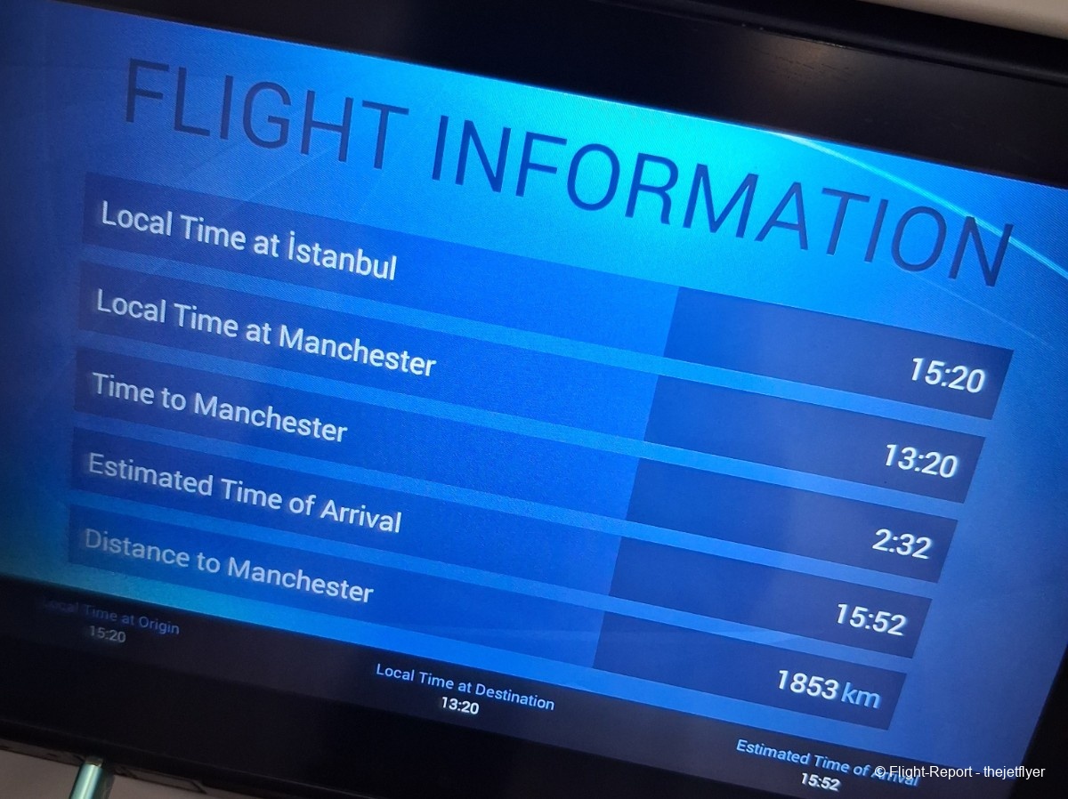 Turkish Airlines Istanbul → Manchester