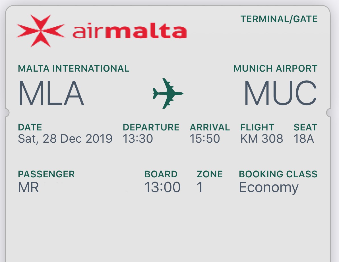 air malta travel documents