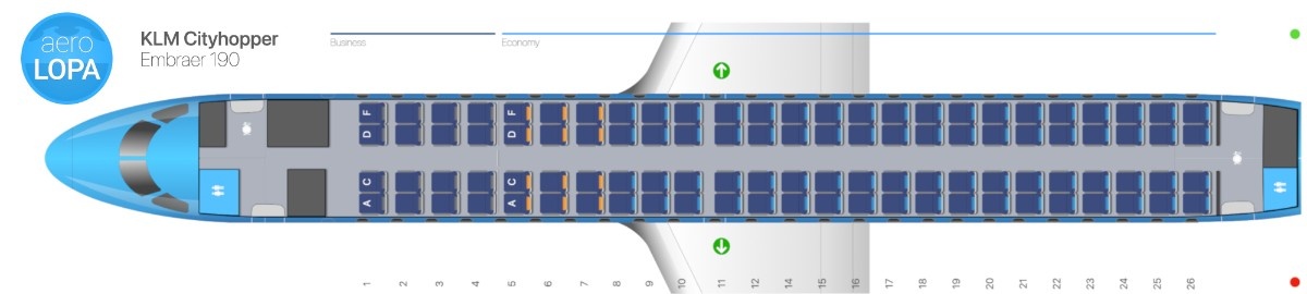 photo seat-map-e190-kl