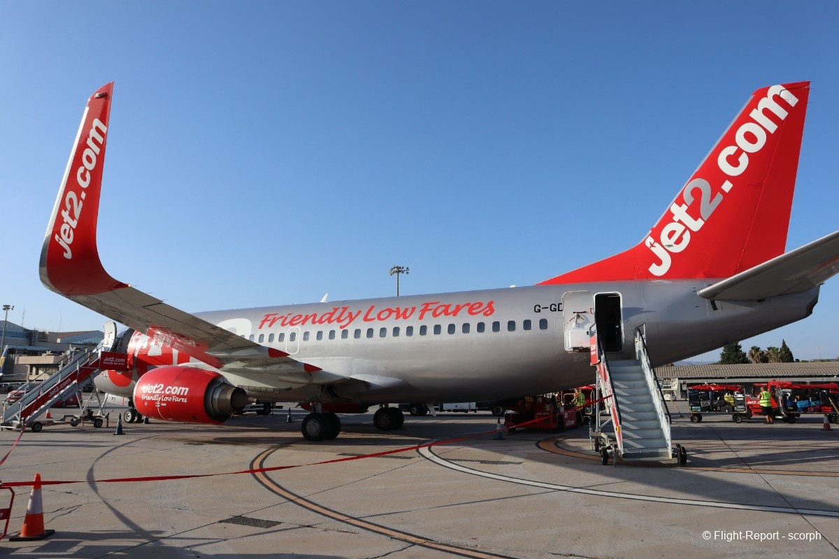 Jet2.com Leeds → Malaga