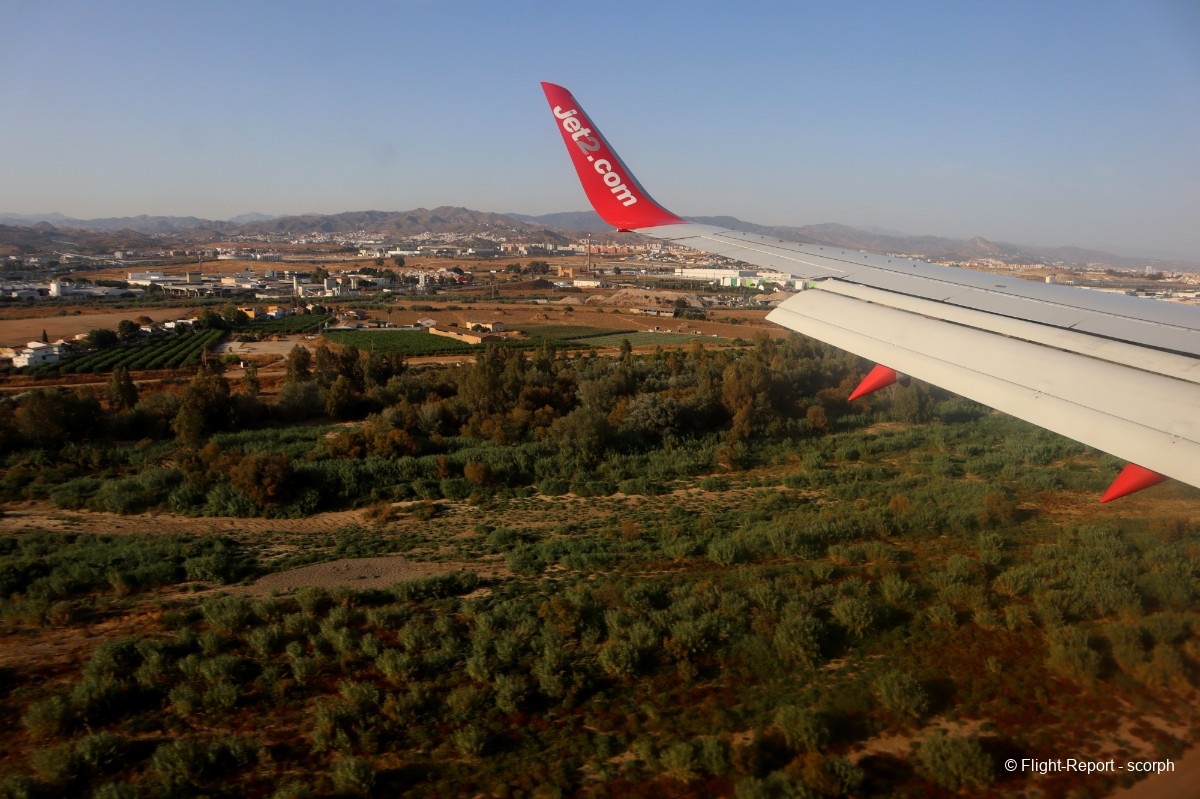 Jet2.com Leeds → Malaga