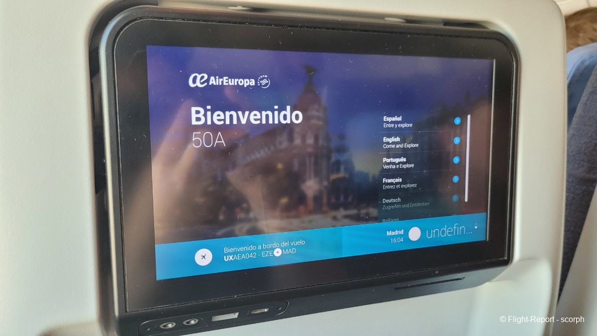 Air Europa Buenos Aires → Madrid