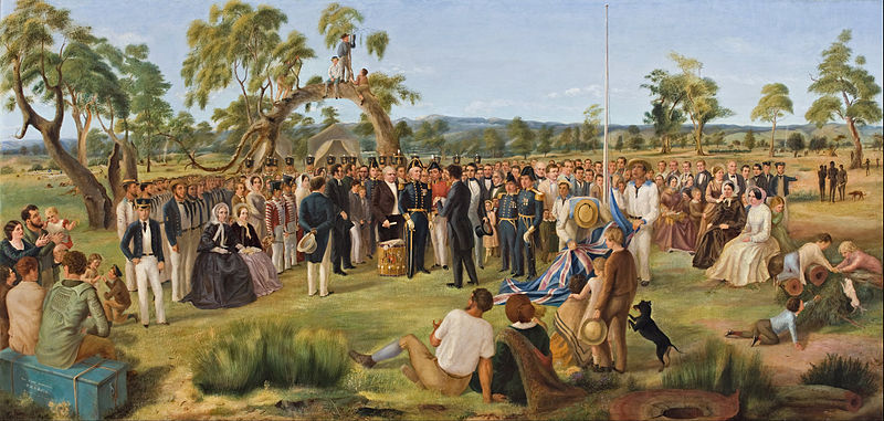 photo 800px-Charles_Hill_-_The_Proclamation_of_South_Australia_1836_-_Google_Art_Project