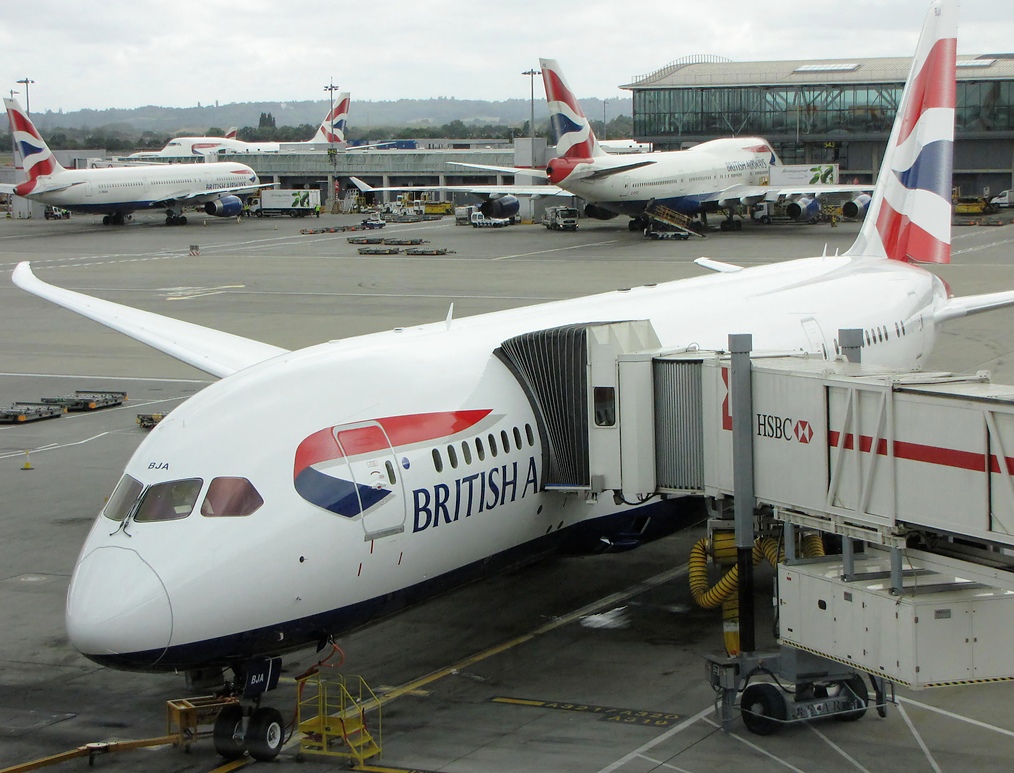 Review of British Airways flight from London to in Economy