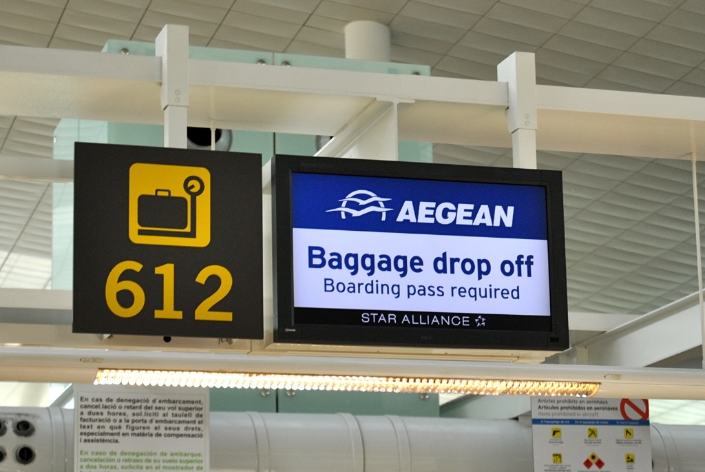 Review Aegean Airlines from Barcelona in Economy