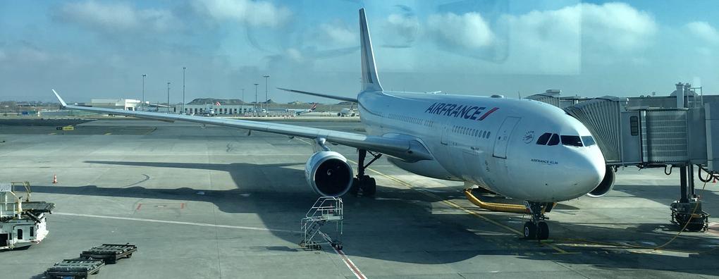 Review of Air France flight from Paris to Lagos in Economy