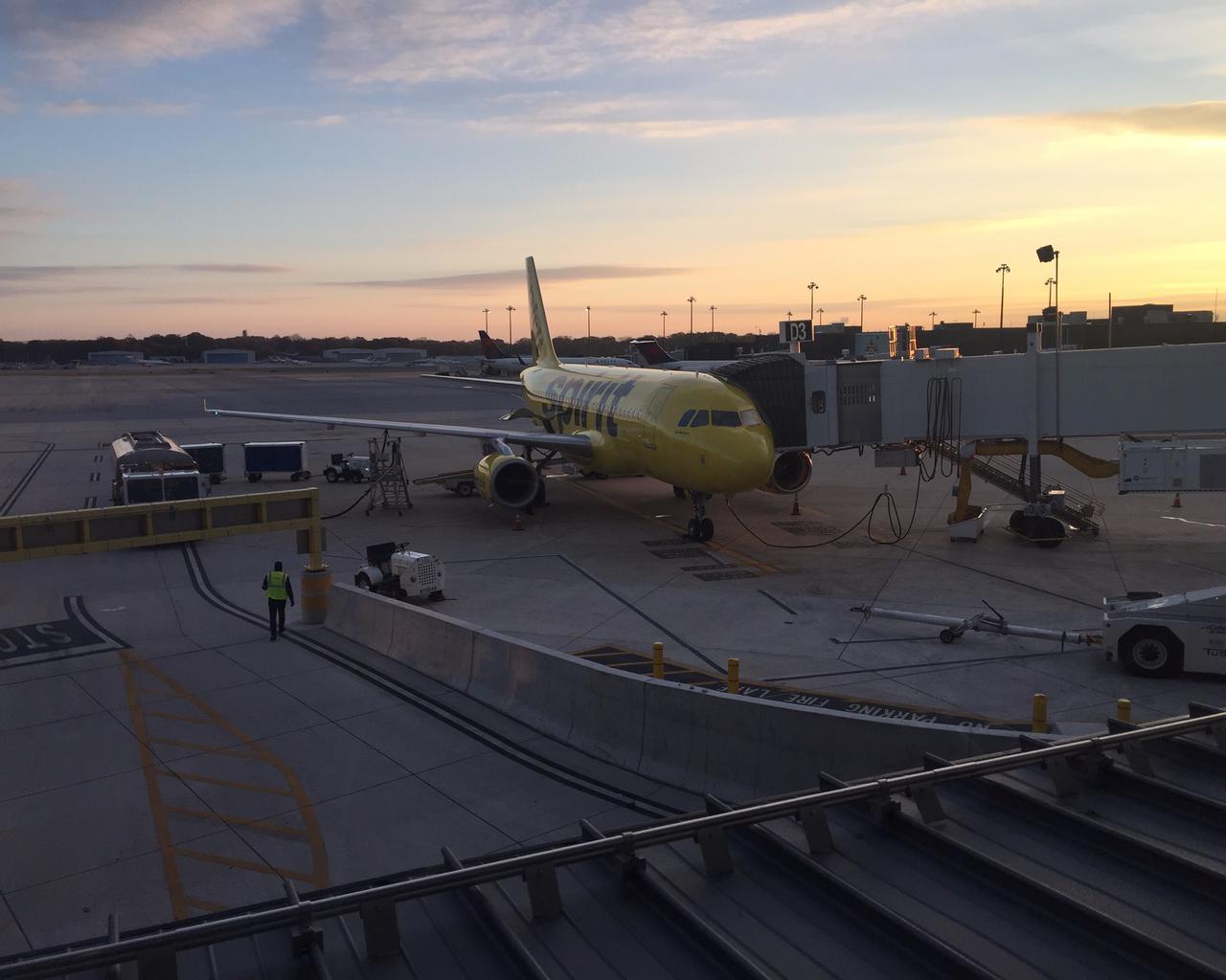 Review of Spirit Airlines flight from Baltimore to Los Angeles in Economy