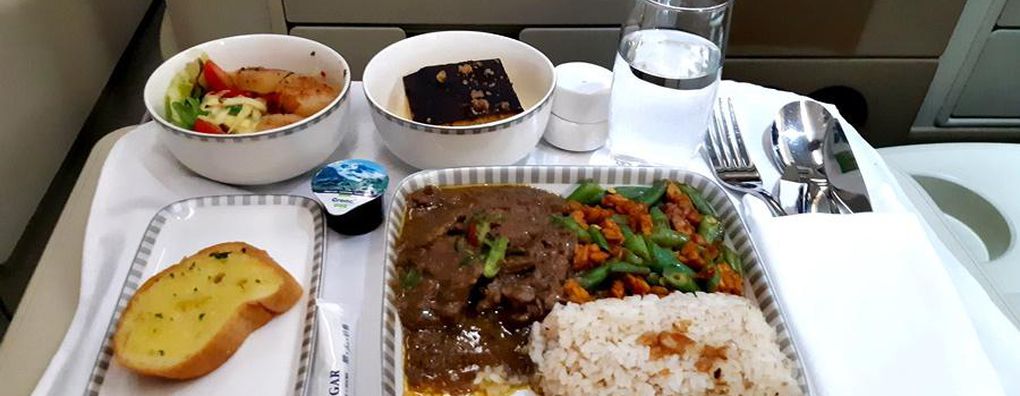 Review of Singapore Airlines flight from Denpasar to Singapore in Business