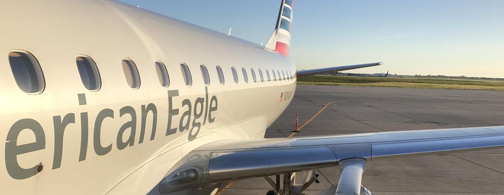 Review of American Eagle flight from Fargo to Dallas Fort Worth in