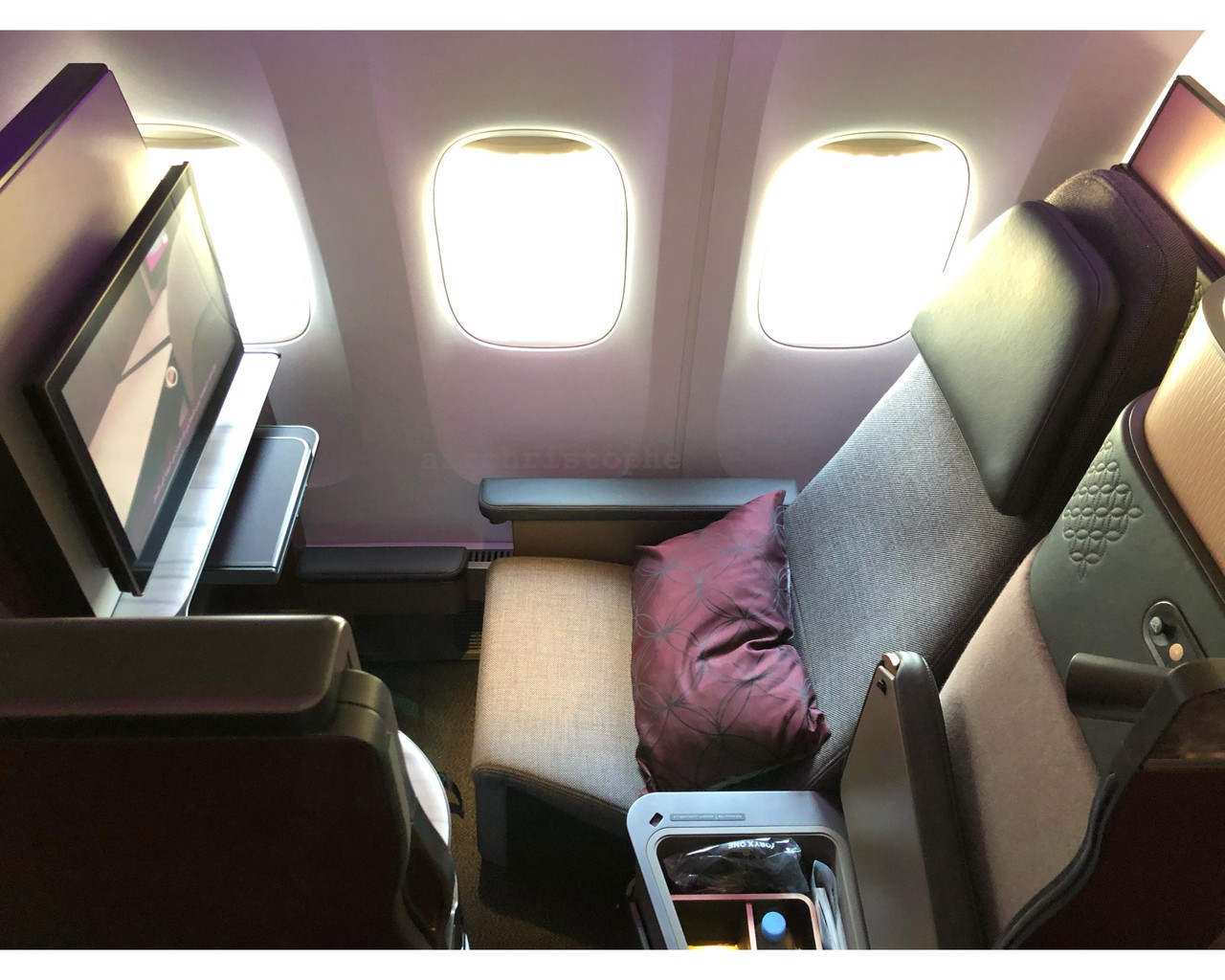 Review of Qatar Airways flight from Dallas/Fort Worth to Doha in Business