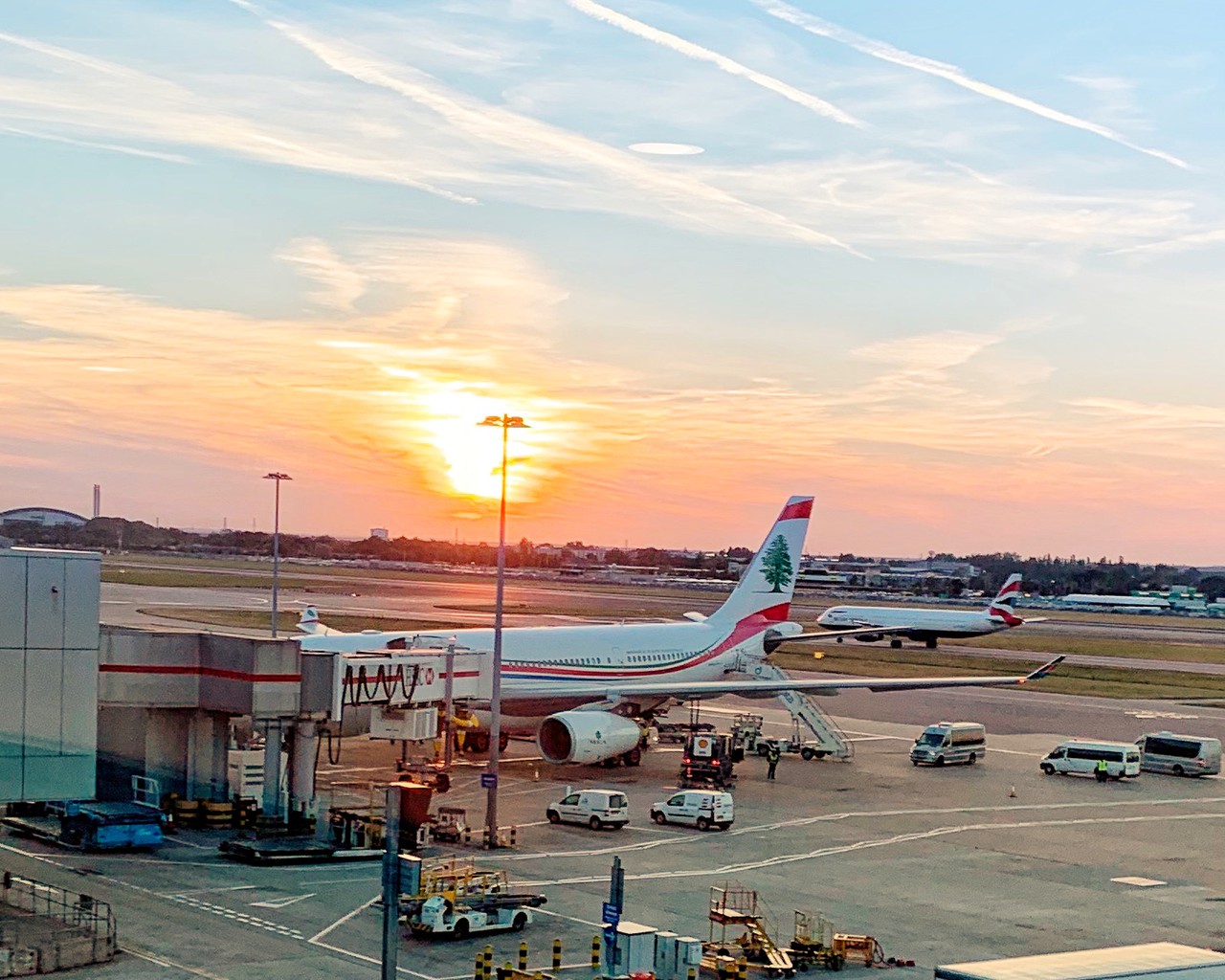 Review of Middle East Airlines flight from Beirut to London in Economy