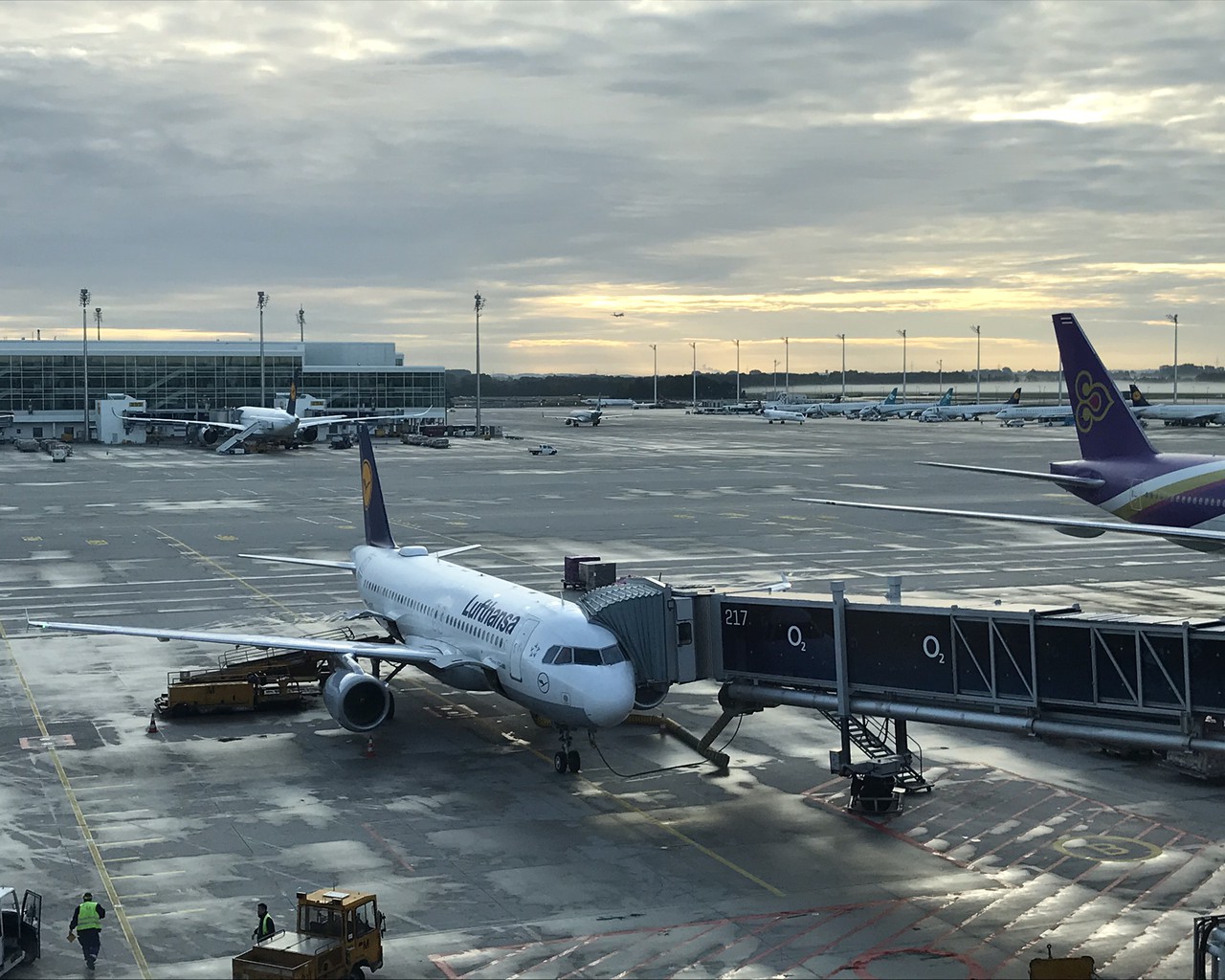 Review of Lufthansa flight from Munich to Dublin in Business