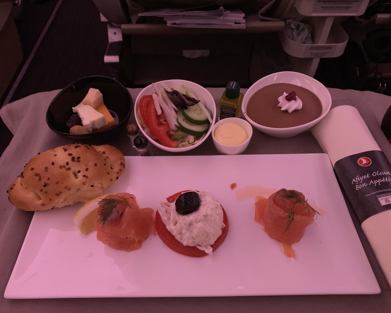 Review of Turkish Airlines flight from Istanbul to Amman in Business