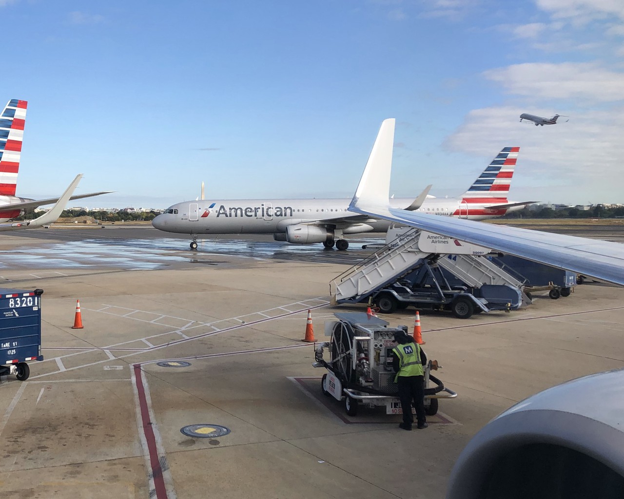 Review of American Airlines flight from Washington to Charlotte in