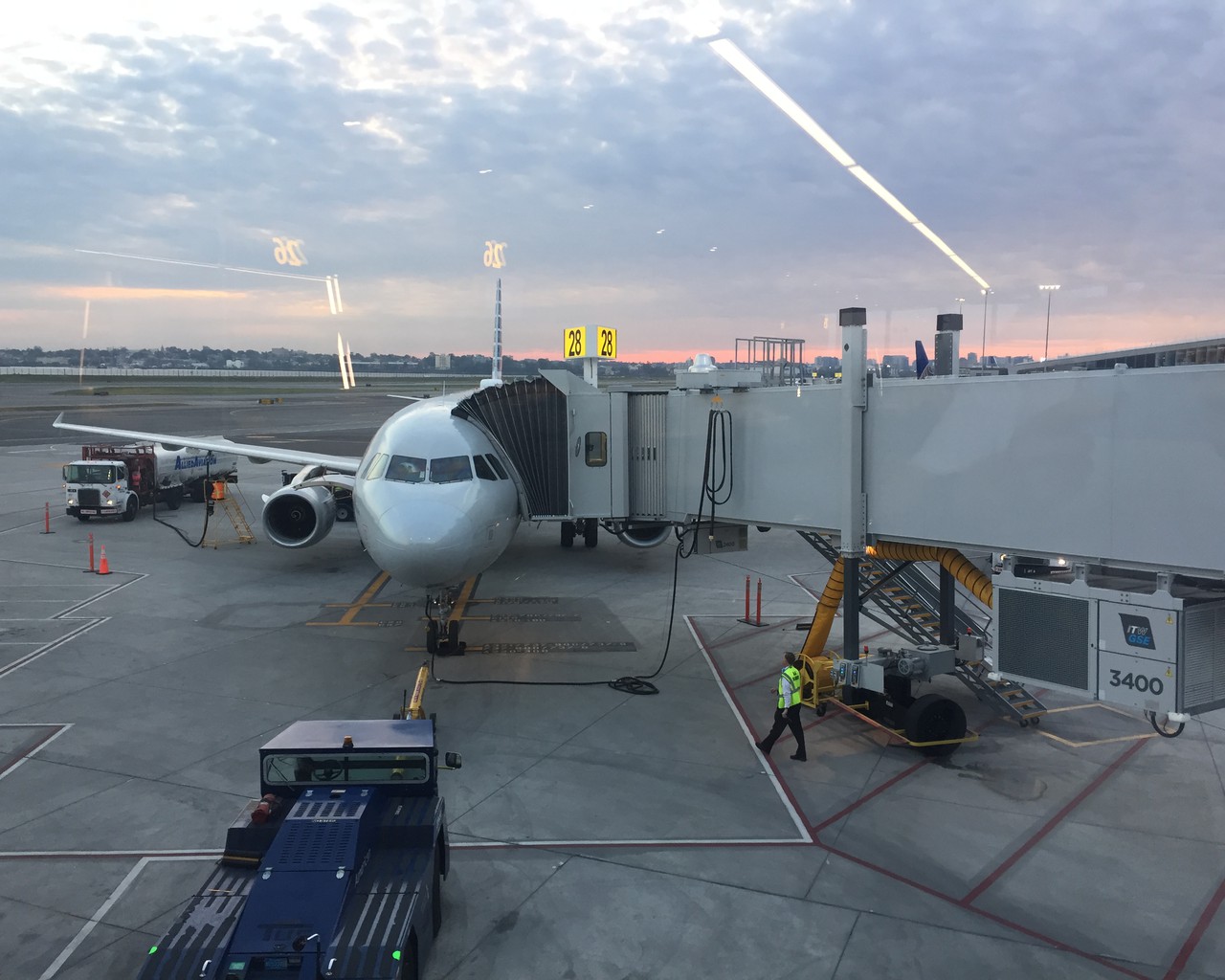 Review of American Airlines flight from New York to Charlotte in