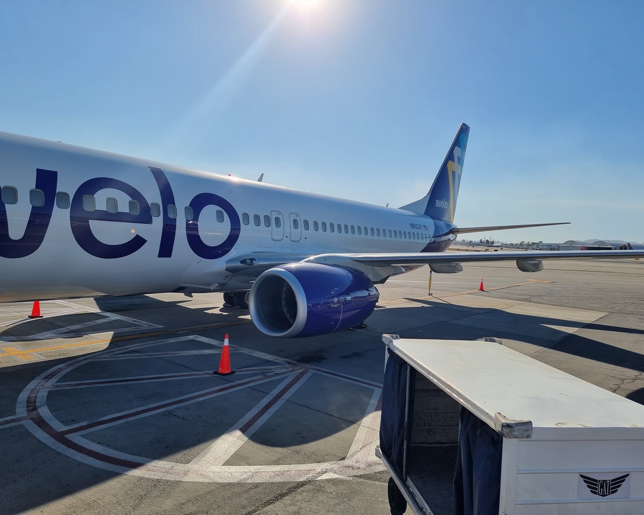 Review of Avelo Airlines flight from Santa Rosa, CA to Burbank in Economy